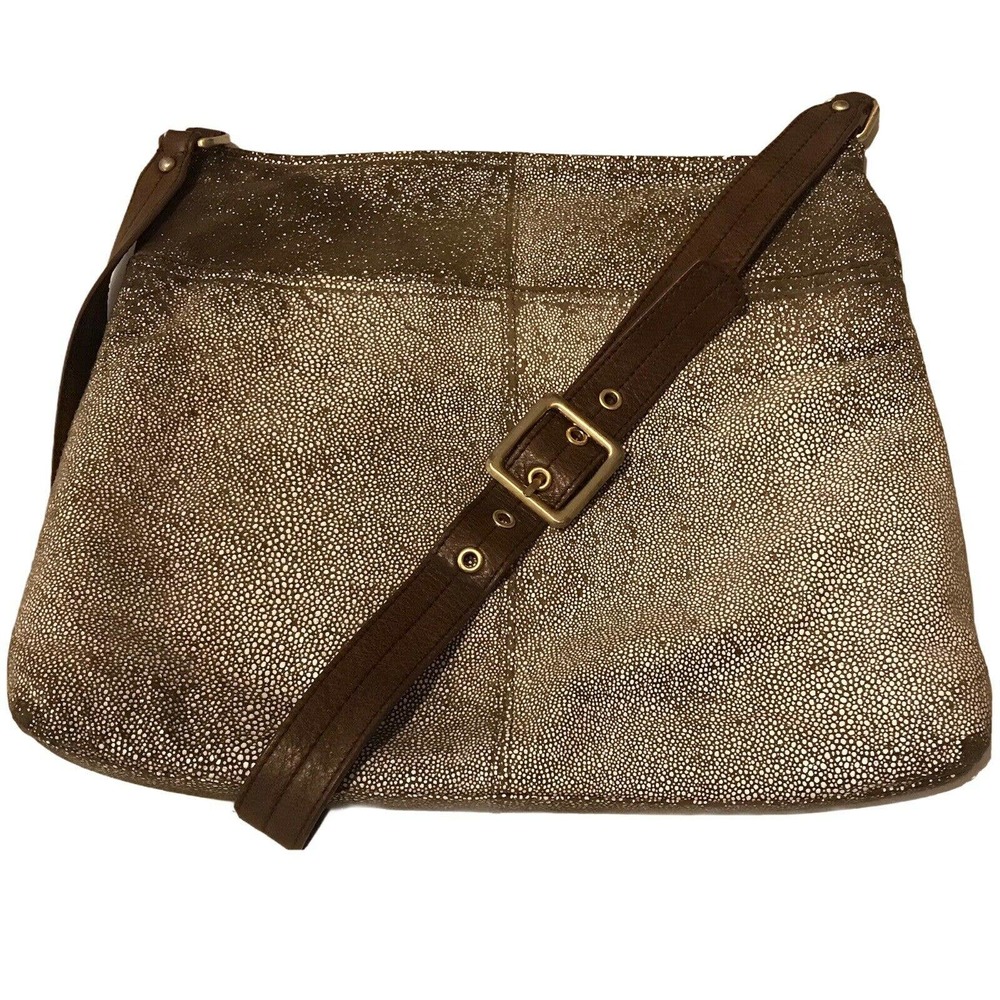 Hobo International Crossbody Bag Brown 11” X13”